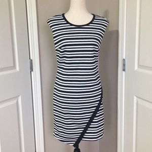 INC / Navy Striped Dress